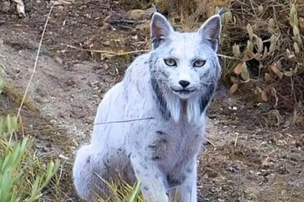 World's First White Iberian Lynx Spotted in Spain: A Rare Marvel of Conservation