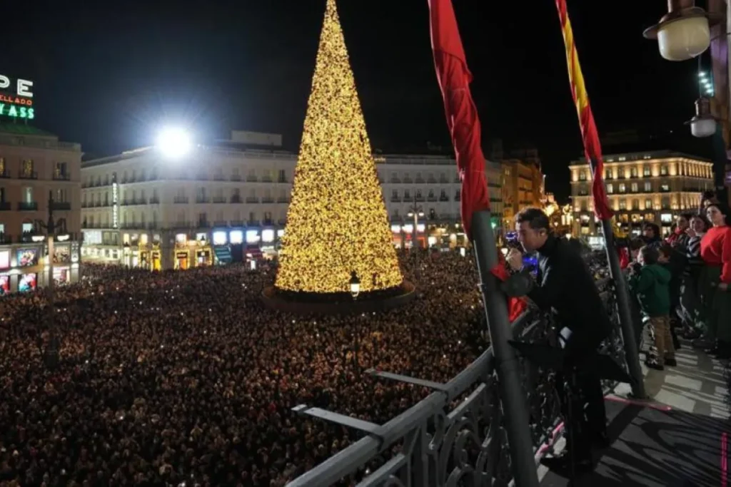Madrid Lights Up for Christmas with 13 Million Lights and a Festive Song by David Bisbal