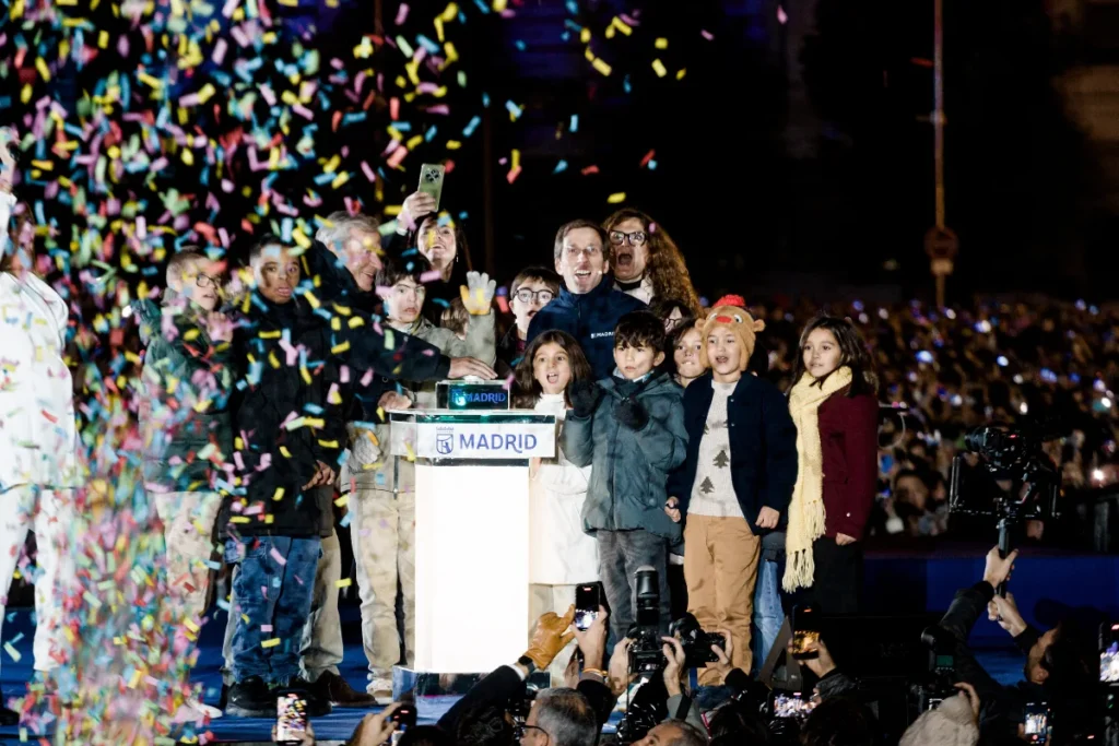 Madrid Lights Up for Christmas with 13 Million Lights and a Festive Song by David Bisbal