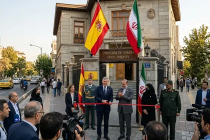Spain reopens embassy Tehran ceasefire 2026